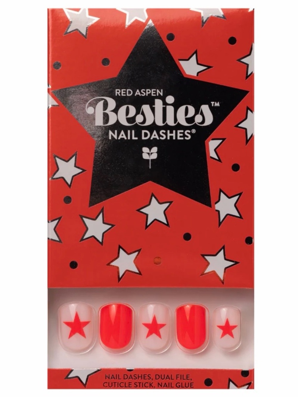 NEW Red Aspen nail dashes